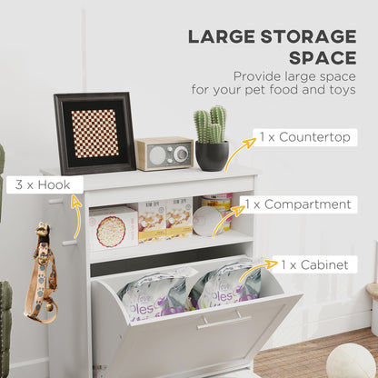 Pet Feeder Station Storage Cabinet