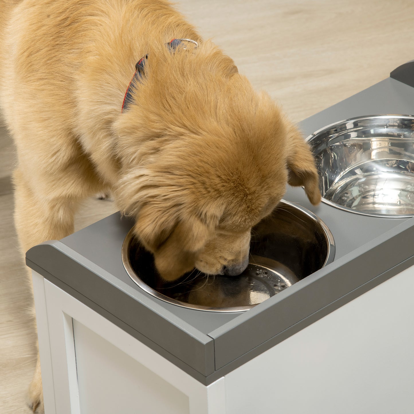 Pet Feeding Station Dish Bowl Set