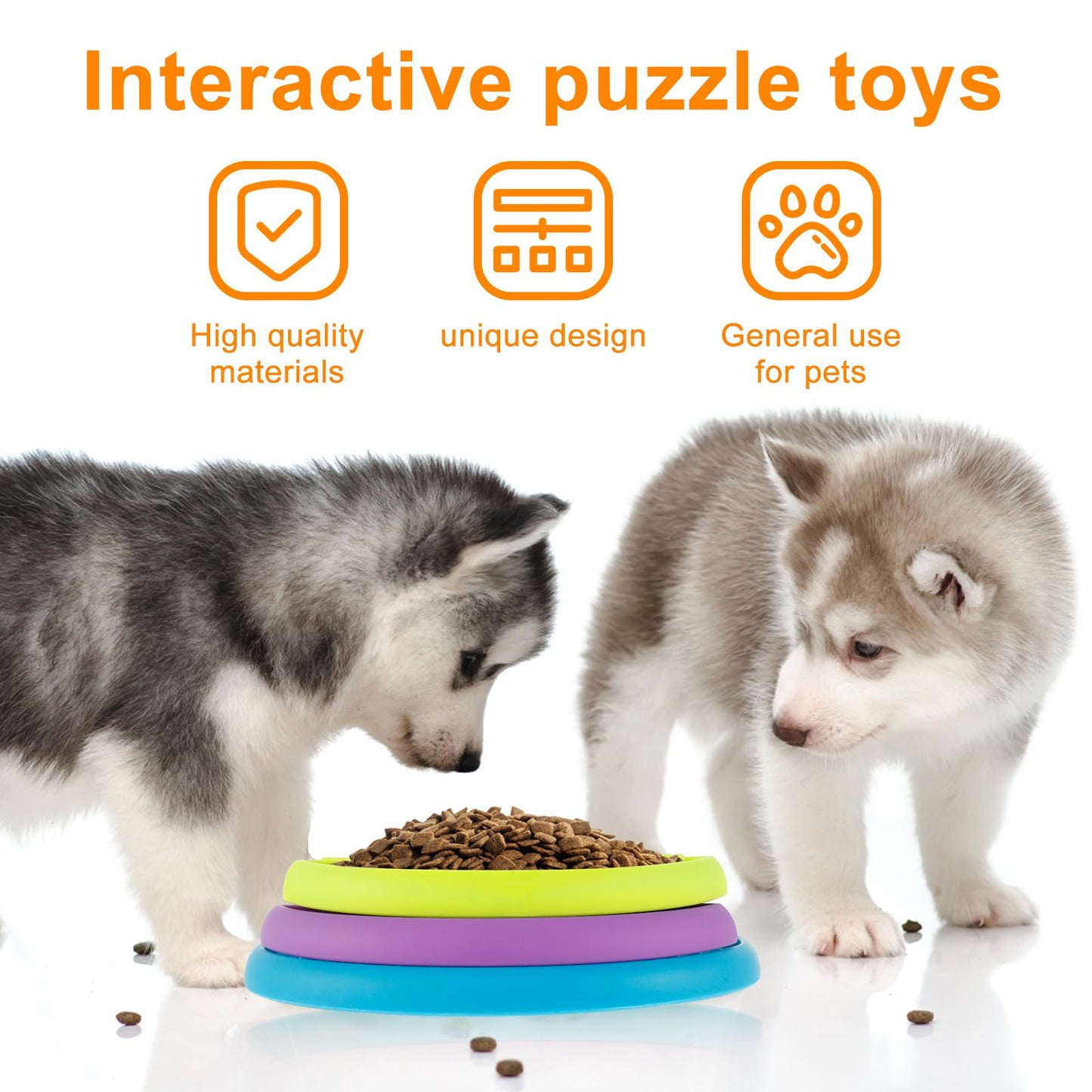 3in1 Interactive Dog Feeder Puzzle
