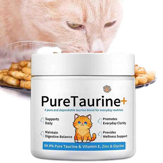 Pure Taurine Powder for Cats | Daily Feline Nutritional Supplement (200g)