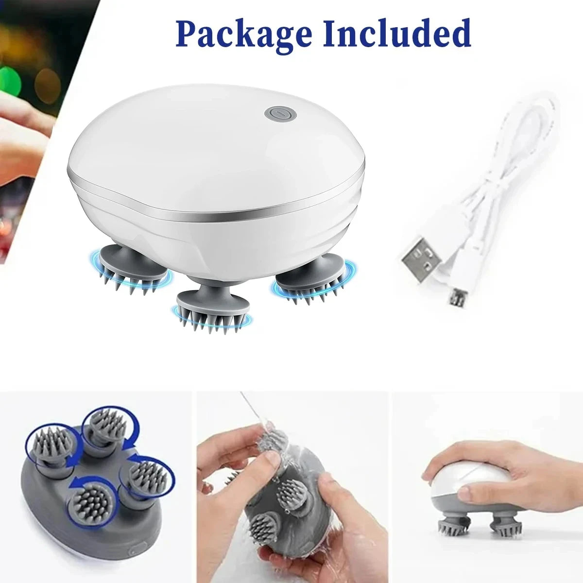 Purrfect Electric Cat Massager | Waterproof Relaxing Grooming & Massage Device