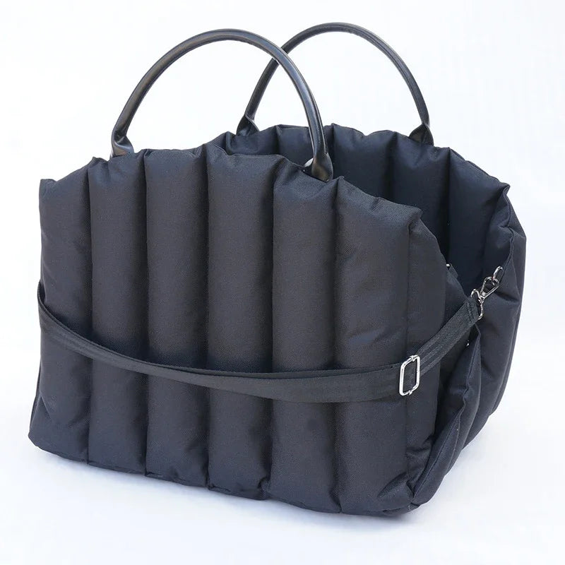 The Paw Purrse™ | Luxury Cat Carrier Tote Bag for Stylish Pet Travel