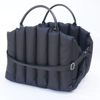 The Paw Purrse™ | Luxury Cat Carrier Tote Bag for Stylish Pet Travel