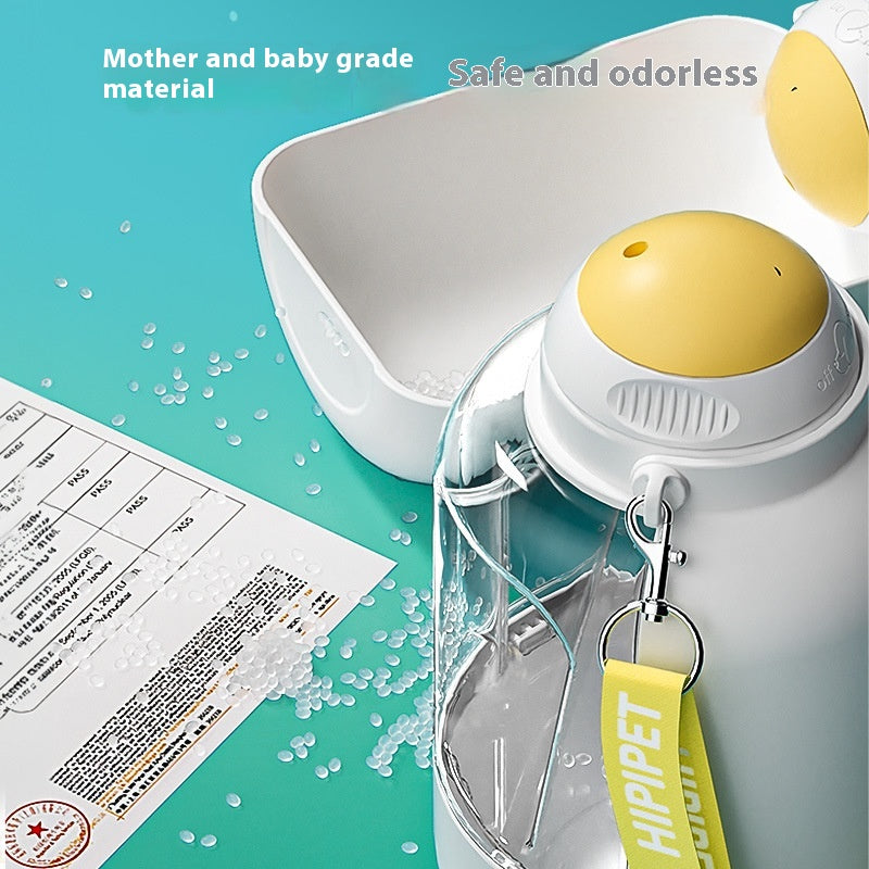 2-in-1 Portable Pet Water & Food Bottle for Dogs & Cats