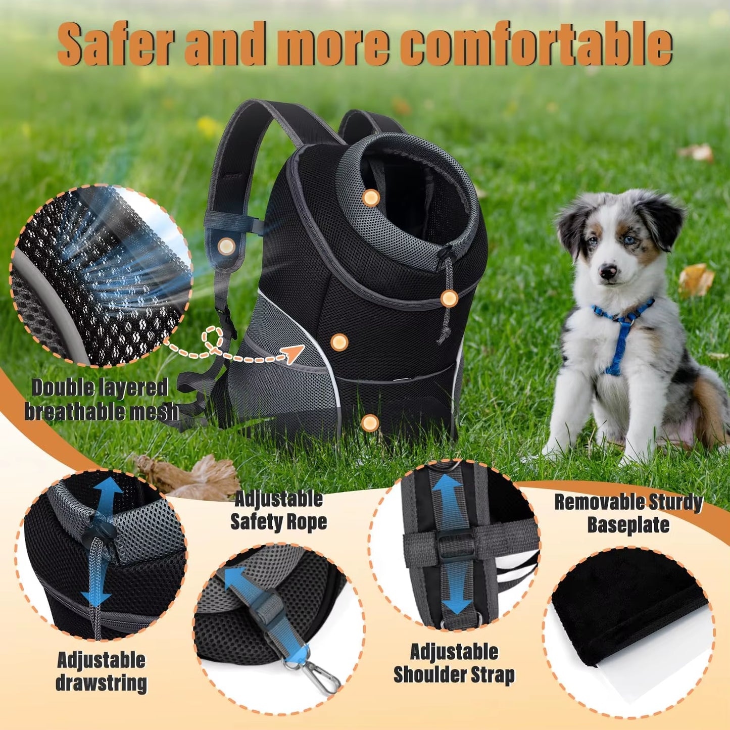PawPouch Pet Carrier Backpack | Breathable Travel Backpack for Cats & Small Dogs