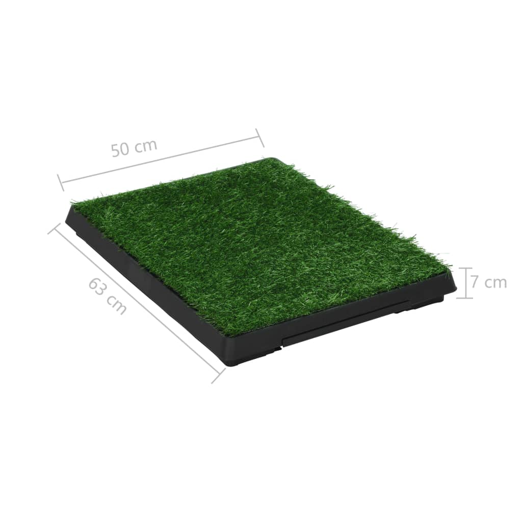 Pet Toilet with Tray & Artificial Grass 63x Toilet