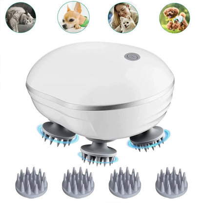 Purrfect Electric Cat Massager | Waterproof Relaxing Grooming & Massage Device