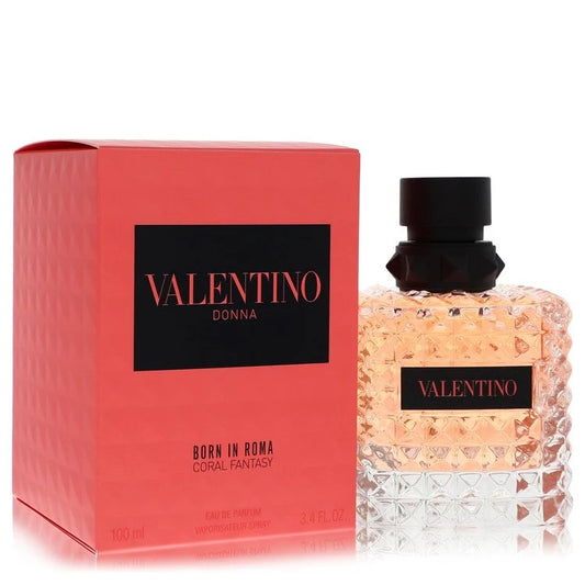 Valentino Donna Born in Roma Coral Fantasy Eau de Parfum for Women – 3.4 oz (100 ml)
