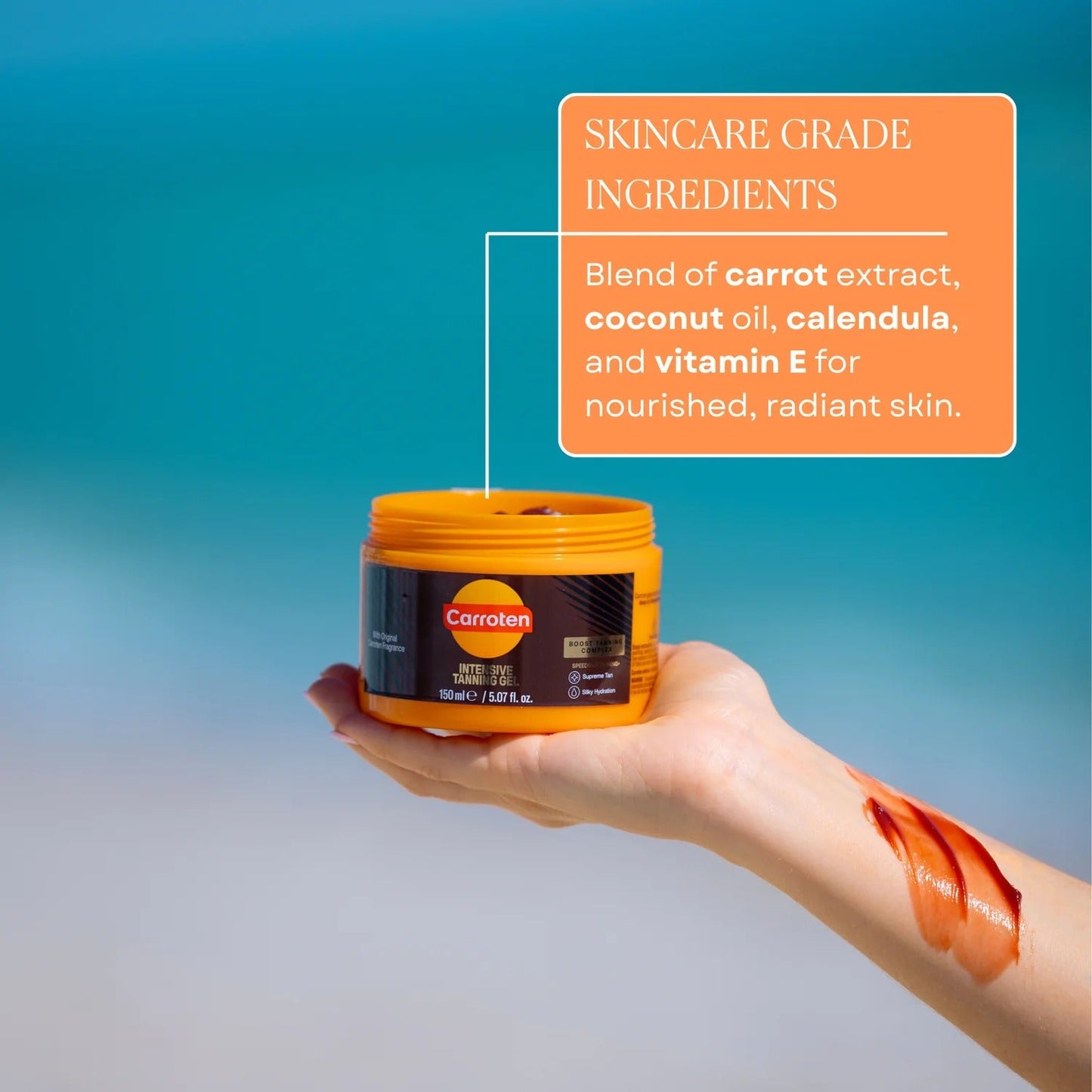 Intensive Tanning Gel | Fast-Absorbing Tanning Gel for a Golden Tan
