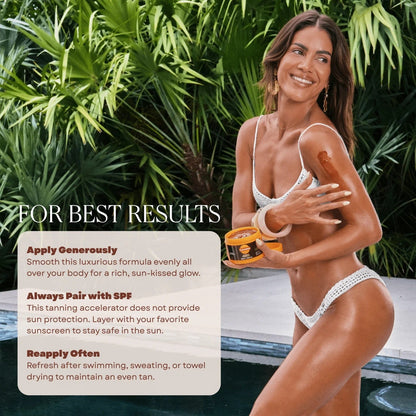 Intensive Tanning Gel | Fast-Absorbing Tanning Gel for a Golden Tan