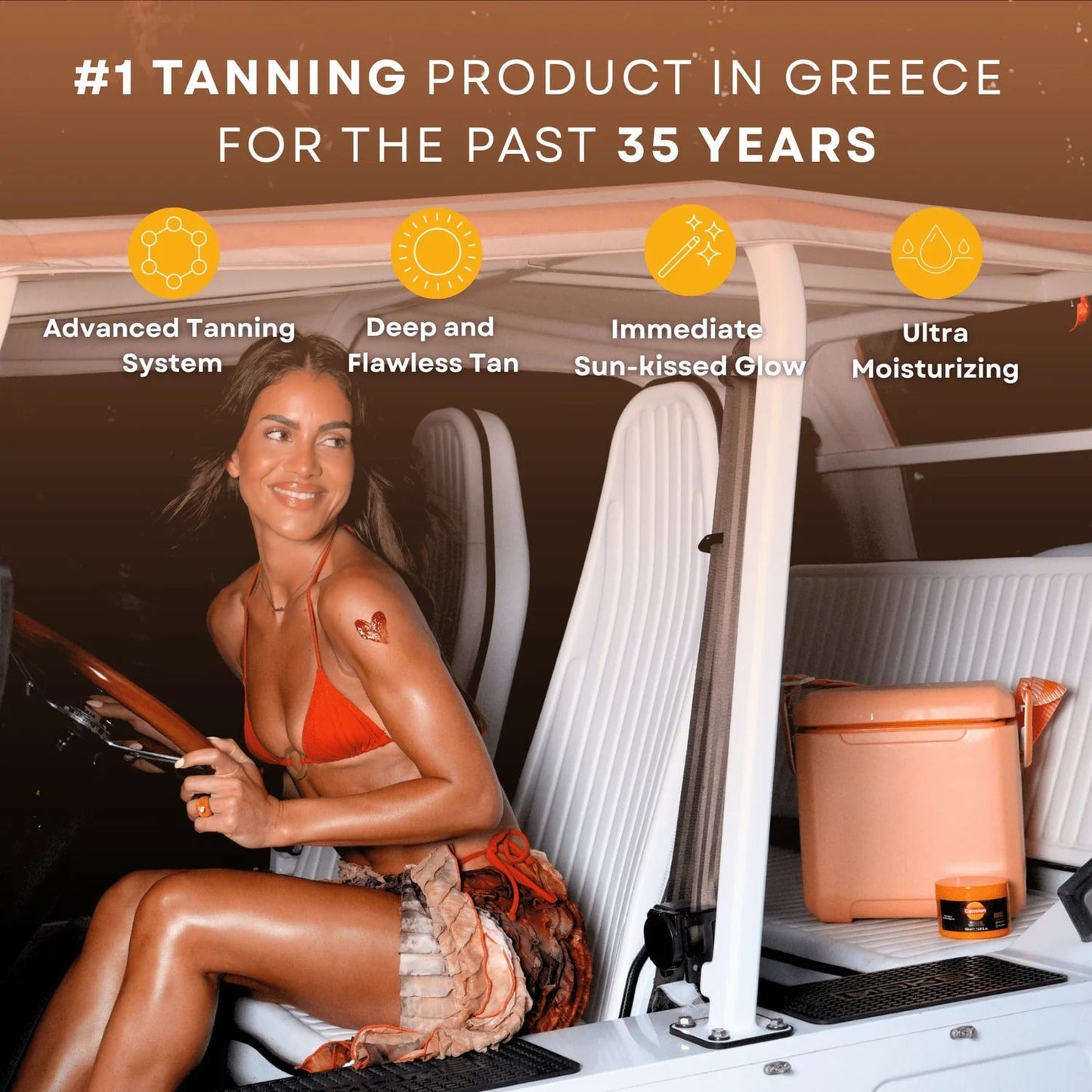 Intensive Tanning Gel | Fast-Absorbing Tanning Gel for a Golden Tan