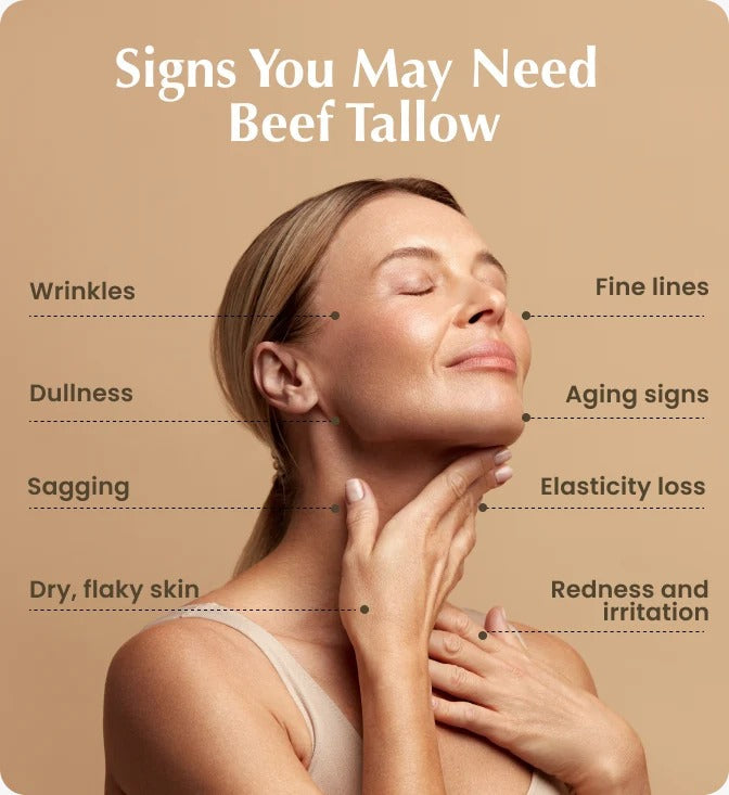 Beef Tallow Face Cream 2oz | Natural Moisturizing Face Cream for Skin
