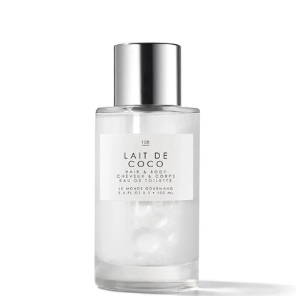 **Le Monde Gourmand Lait de Coco 108 Hair & Body EDT 100ml | Coconut Fragrance**