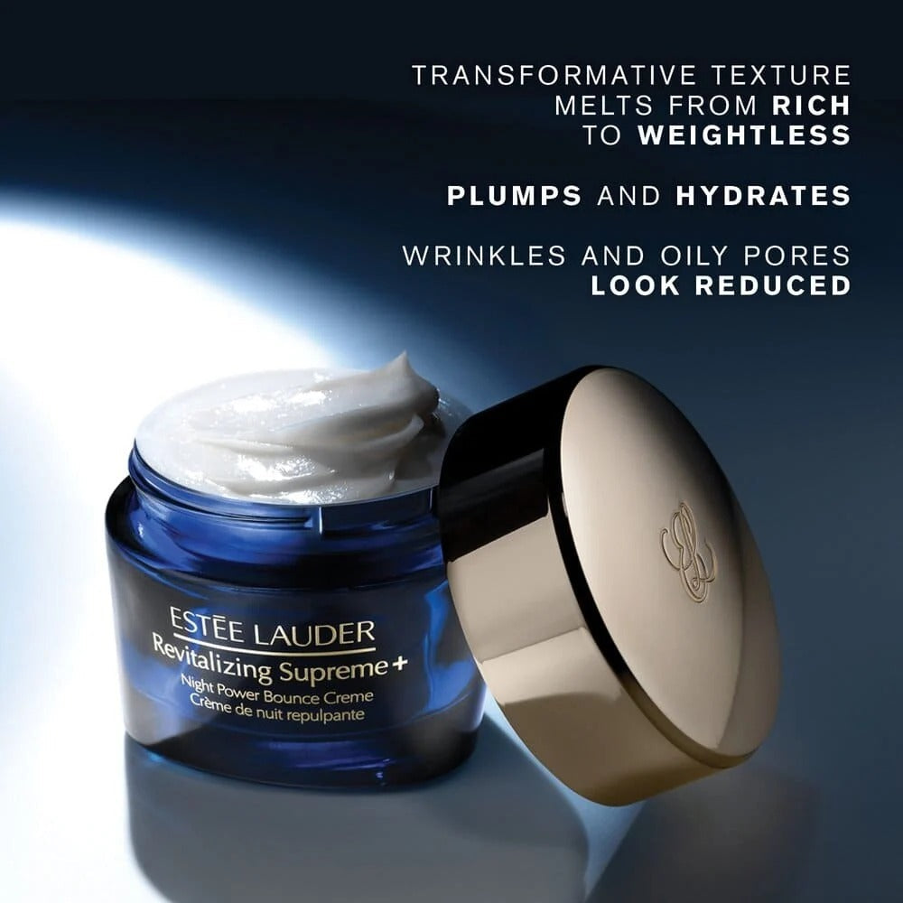 Estée Lauder Revitalizing Supreme+ Night Power Bounce Creme – Anti-Aging Night Moisturizer
