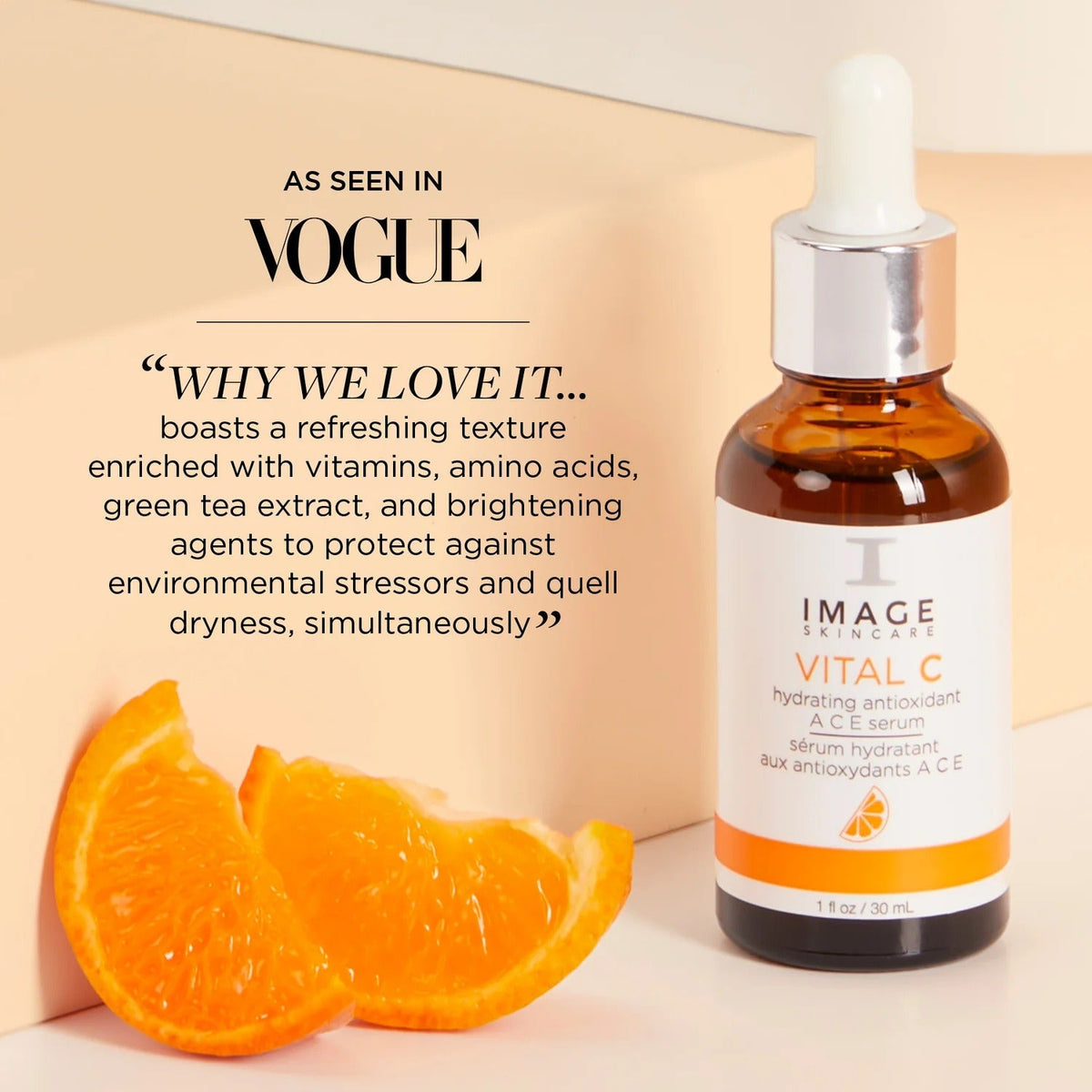 VITAL C Hydrating Antioxidant ACE Serum – Vitamin C Face Serum for Brightening & Hydrated Skin