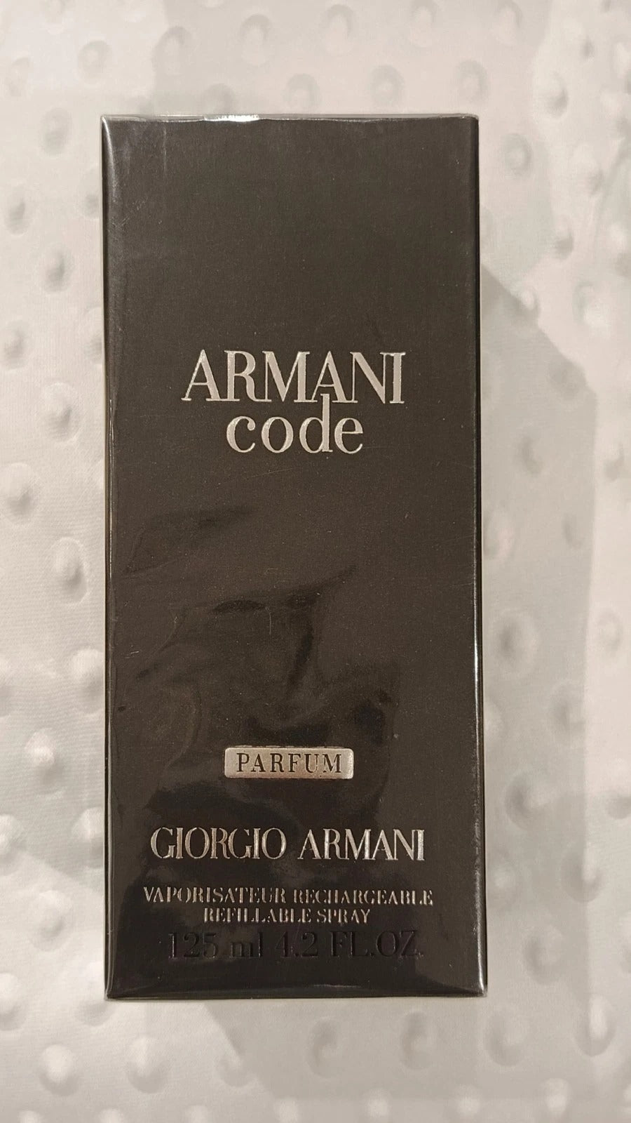 Armani Code Parfum Refillable Spray 4.2 OZ / 125ML | Luxury Men's Perfume