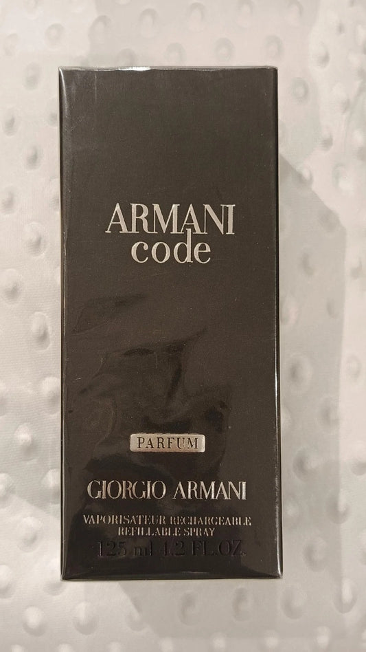 Armani Code Parfum Refillable Spray 4.2 OZ / 125ML | Luxury Men's Perfume