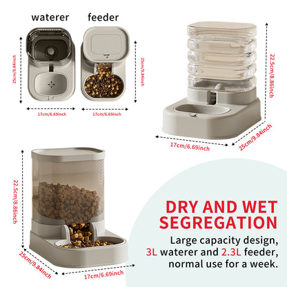 Pet Food And Water Dispenser