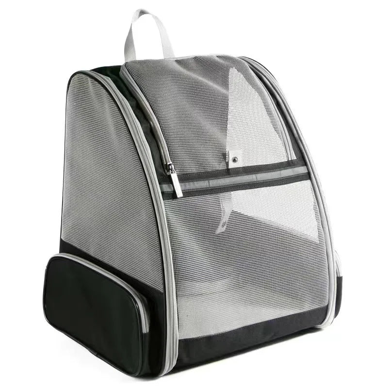Pet Travel Backpack Carrier | Spacious Transparent Cat Backpack with Ventilation
