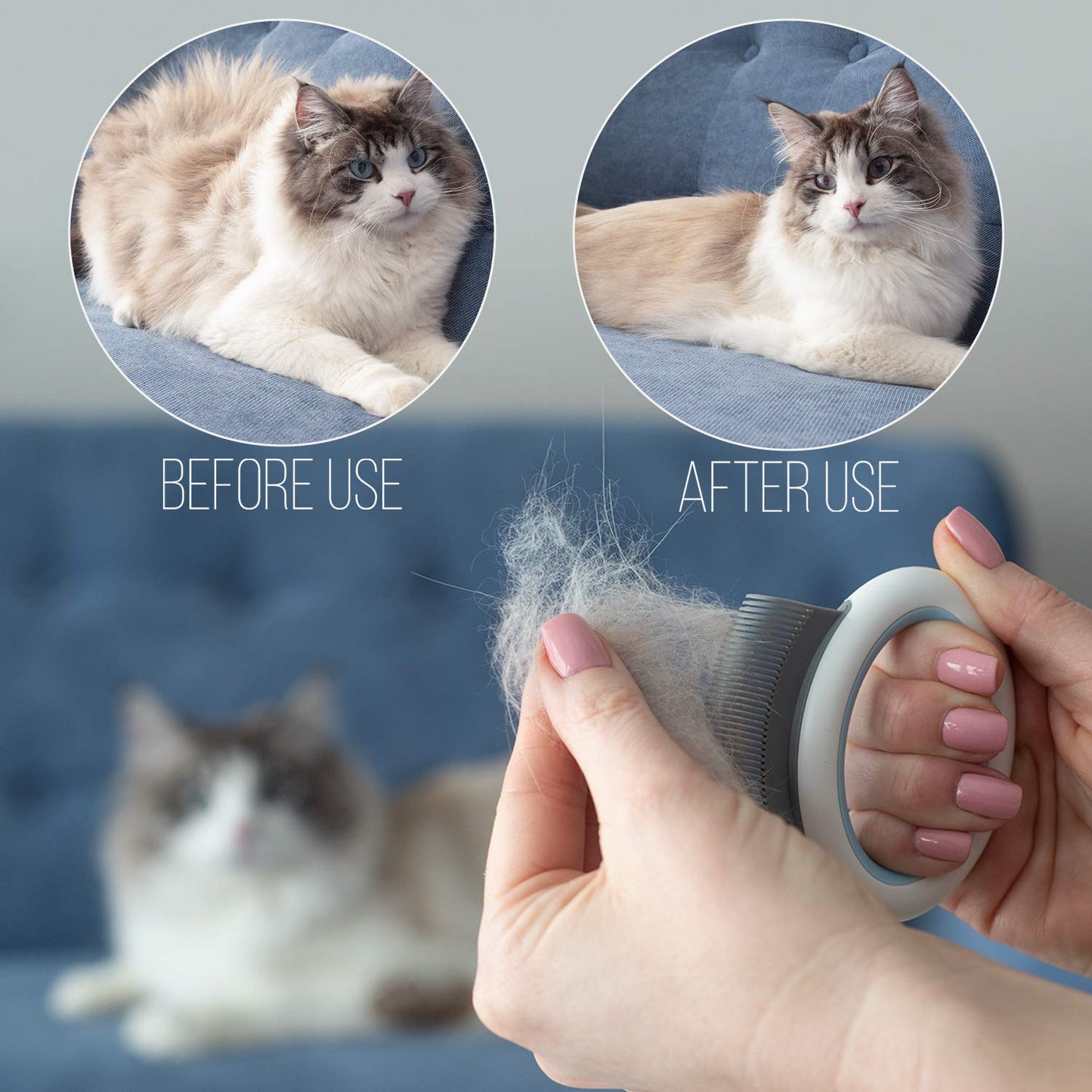 Pet Comb Effective Grooming Deshedding Tool