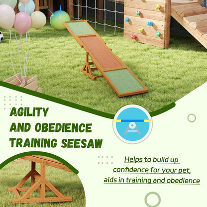 Wooden Dog Agility Seesaw for Training and Exercise