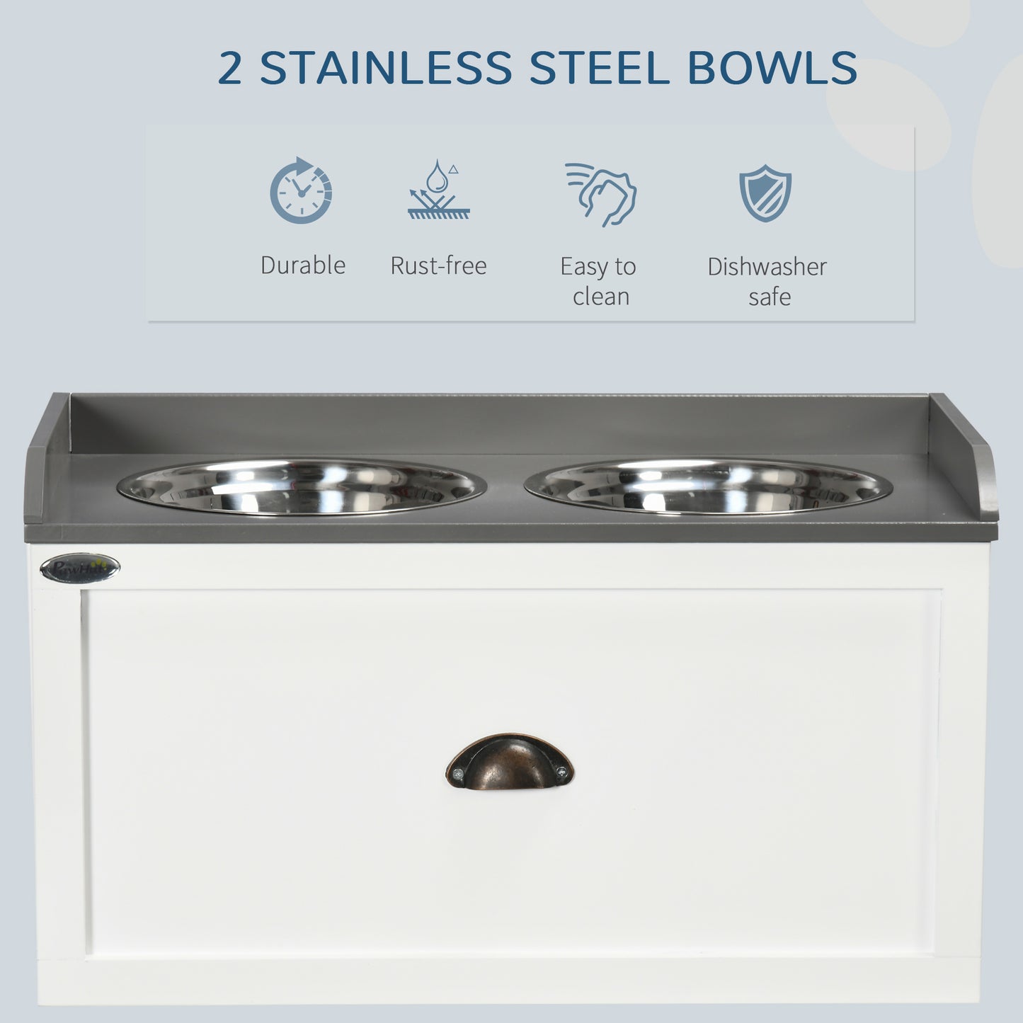 Pet Feeding Station Dish Bowl Set