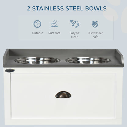 Pet Feeding Station Dish Bowl Set