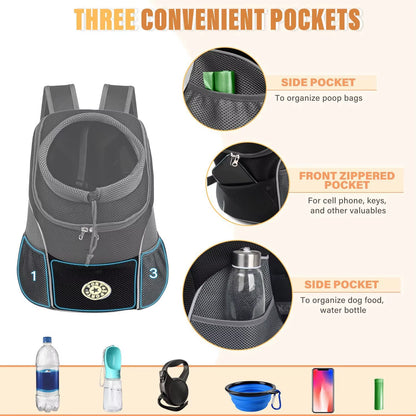 PawPouch Pet Carrier Backpack | Breathable Travel Backpack for Cats & Small Dogs
