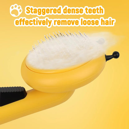 New Bee-Shaped Self-Cleaning Cat Brush