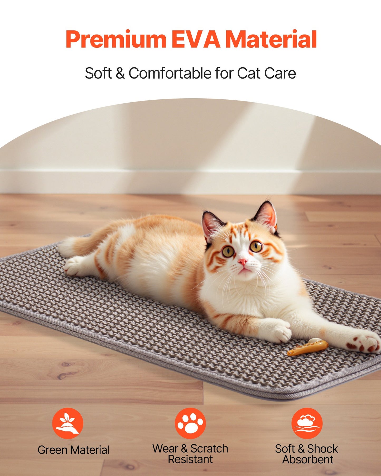 Double-Layer Litter Box Mat