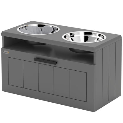 Dog Storage Drawer and Slow Feeder Mat