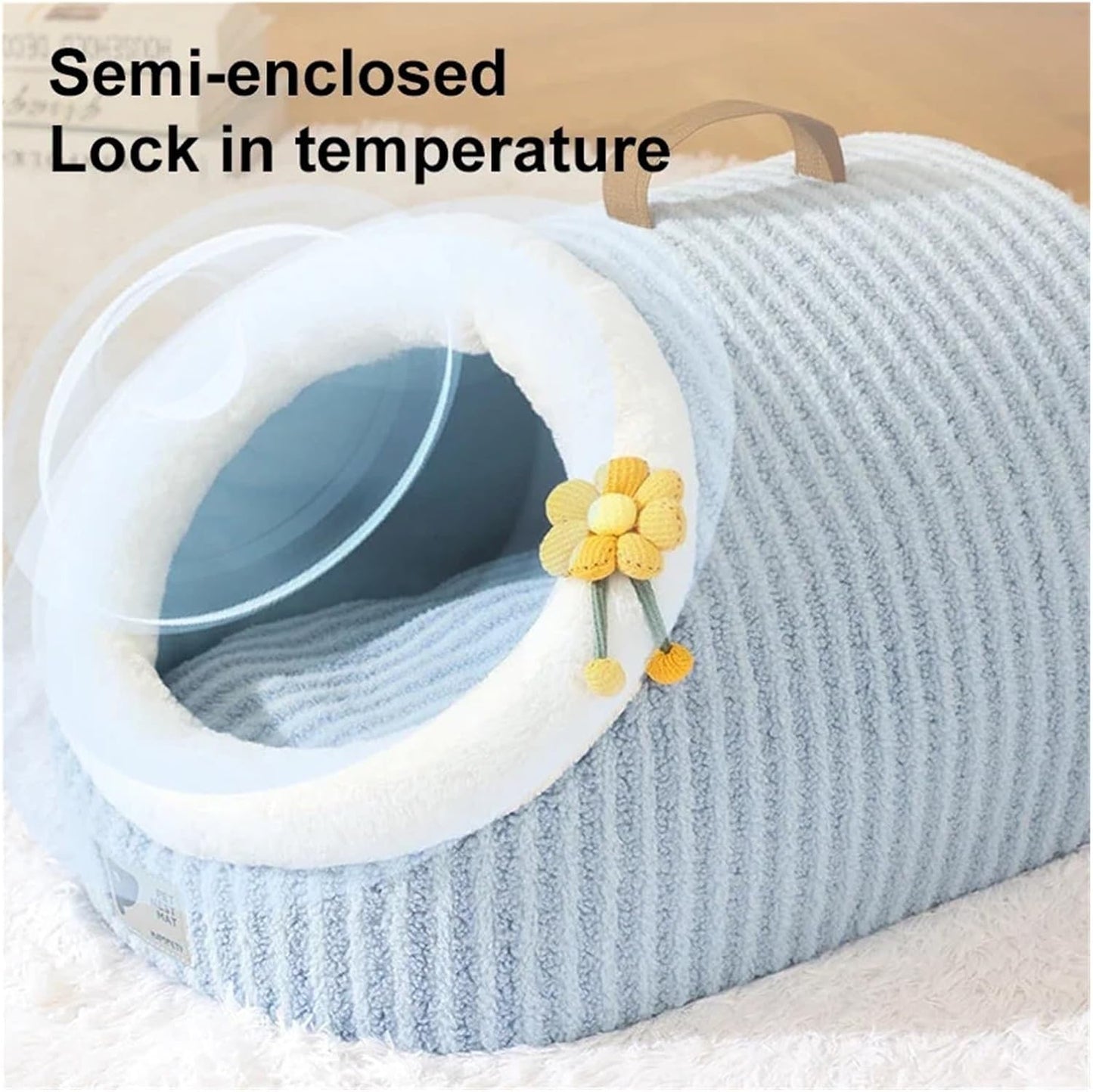 Washable Cushioned Pillow  Calming Cozy Soft Cat Beds