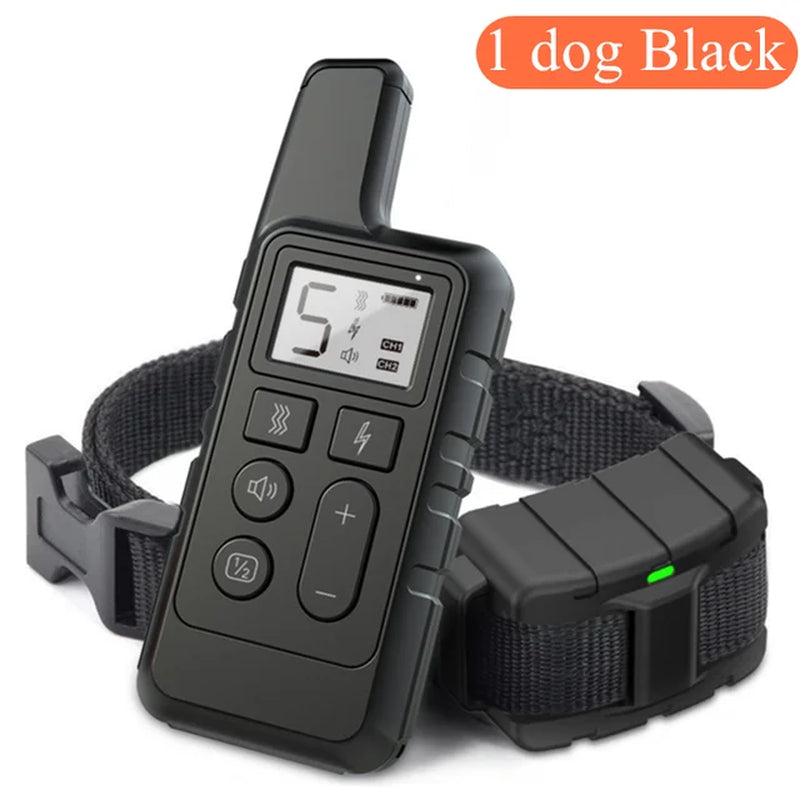 Rechargeable Dog Training Collar with Remote Control for Small Medium Large Dogs