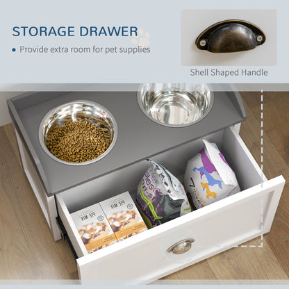 Pet Feeding Station Dish Bowl Set