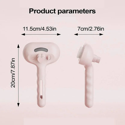 Self-Cleaning Cat & Dog Brush | Loose Hair Removal Grooming Tool