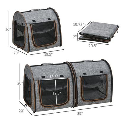 Portable Soft-sided Pet Carrier  Bag