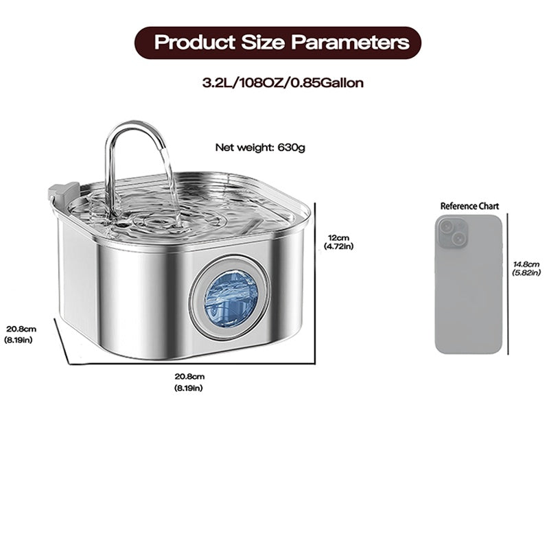 Automatic Dog Watering Dispenser Bowl