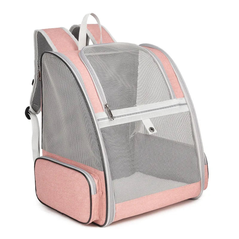 Pet Travel Backpack Carrier | Spacious Transparent Cat Backpack with Ventilation