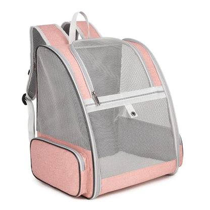 Pet Travel Backpack Carrier | Spacious Transparent Cat Backpack with Ventilation