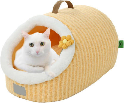Washable Cushioned Pillow  Calming Cozy Soft Cat Beds