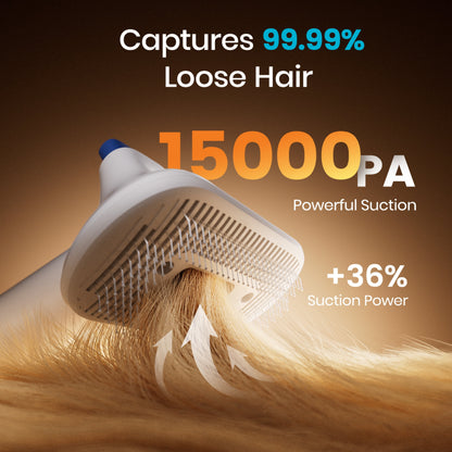 Dog Grooming Vacuum Kit 15000Pa with Clippers
