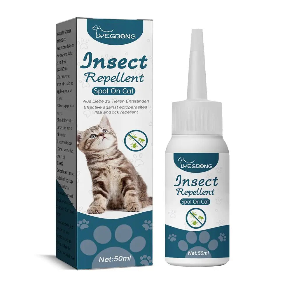 Pet Flea & Tick Treatment Drops for Cats & Dogs 50ml