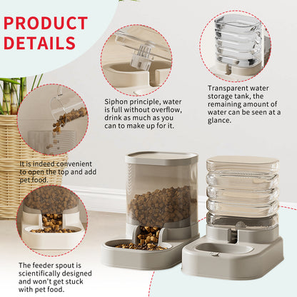 Pet Food And Water Dispenser