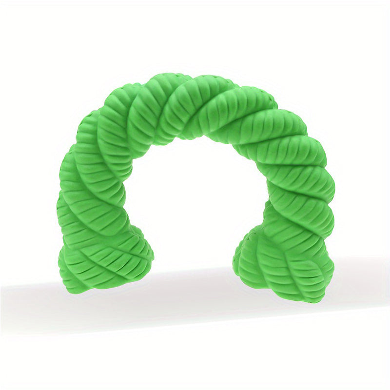 Natural Rubber Horseshoe-Shaped Chew Toys