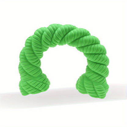 Natural Rubber Horseshoe-Shaped Chew Toys