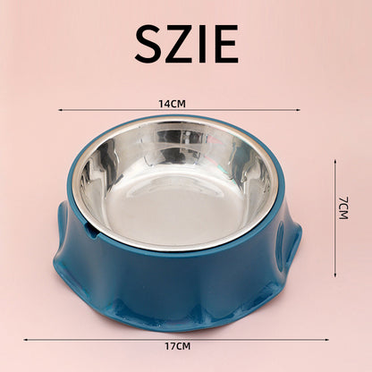 New Stainless Steel Pet Feeding Bowl