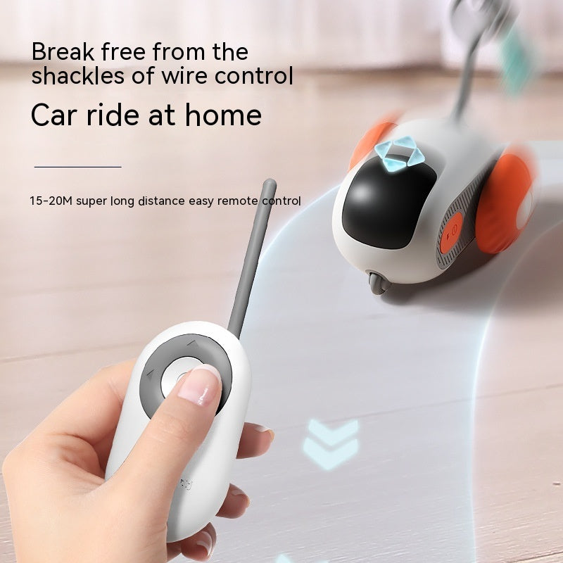 Automatic Chasing Cat Toy Car | Smart Interactive USB Rechargeable Toy