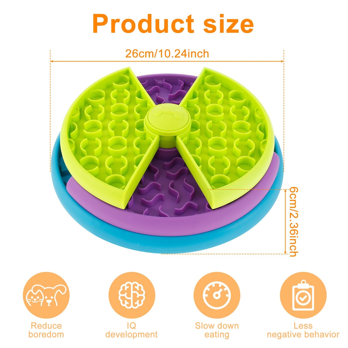 3in1 Interactive Dog Feeder Puzzle