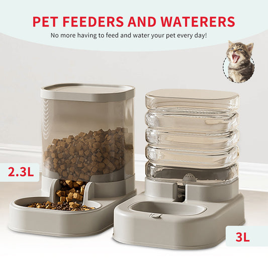 Pet Food And Water Dispenser