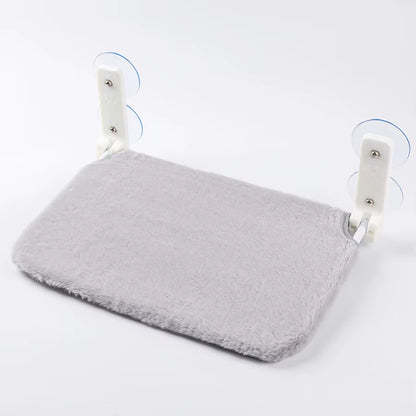Cat Window Lounger Bed | Foldable Suction Cup Hammock for Cats